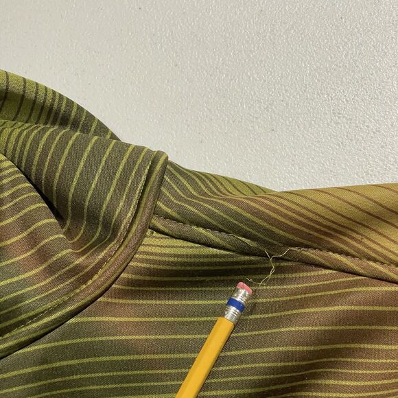 SIMS Snowboarding Full Zip Hooded Jacket Men Large Green Vintage Y2K READ - Picture 7 of 12